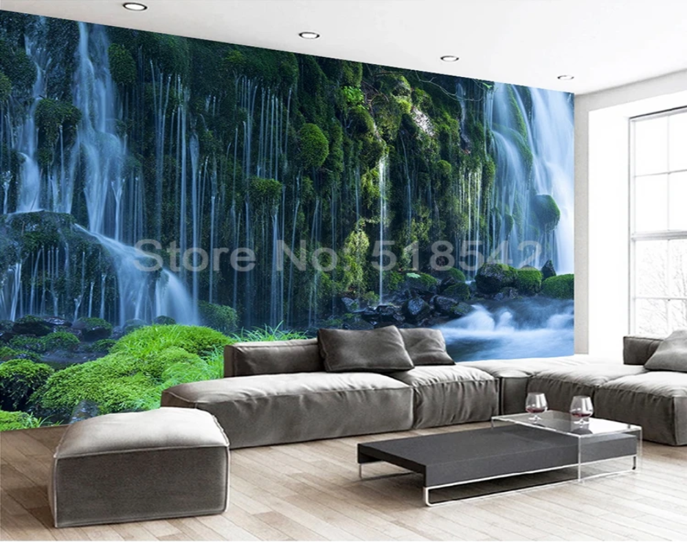 3D Wallpaper Waterfall Mystic Dreams SKU# WAL0211