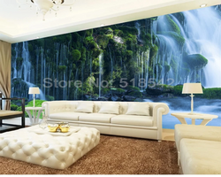 3D Wallpaper Waterfall Mystic Dreams SKU# WAL0211