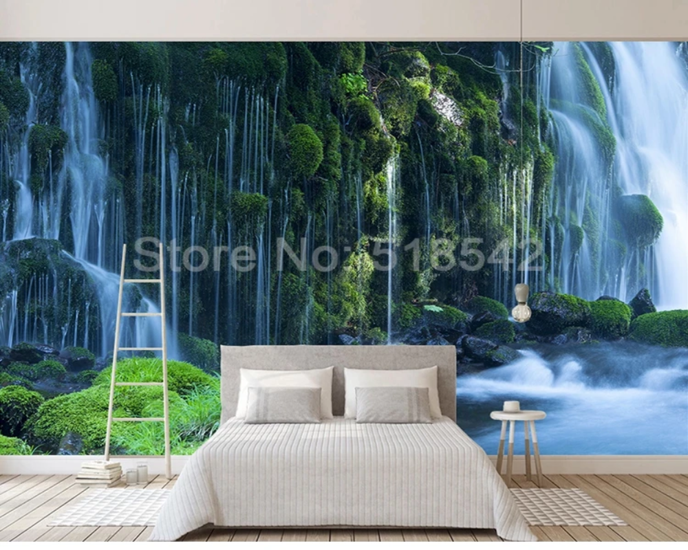 3D Wallpaper Waterfall Mystic Dreams SKU# WAL0211