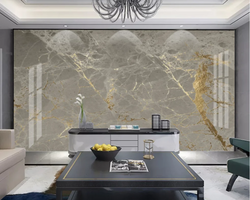 3D Wallpaper Golden Dream Marble 