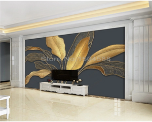 3D Wallpaper Golden Banana Tree Series V SKU# WAL0459
