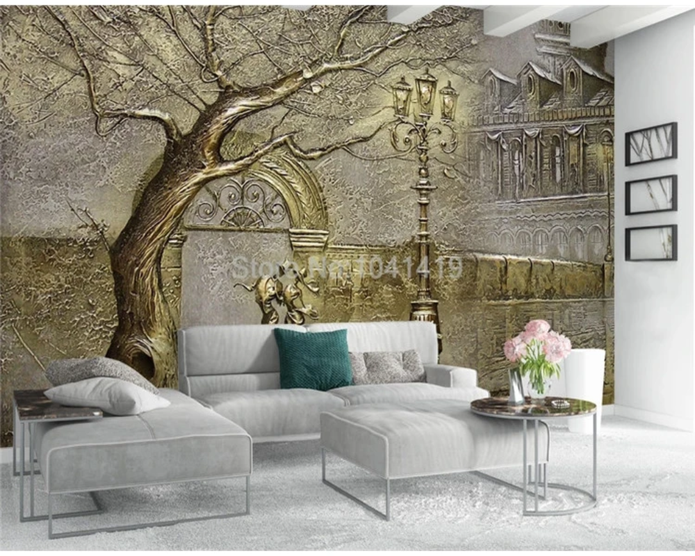 3D Wallpaper Artisan City Romance SKU# WAL0462