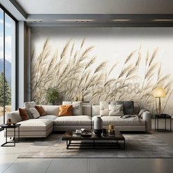 3D Wallpaper Flowing Wheat Inspire