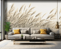 3D Wallpaper Flowing Wheat Inspire