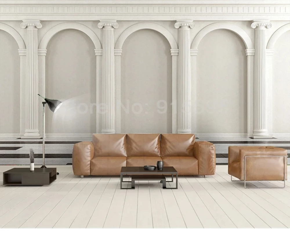 3D Wallpaper Roman Columns SKU# WAL0517