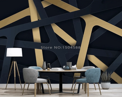 3D Wallpaper Steel Matrix