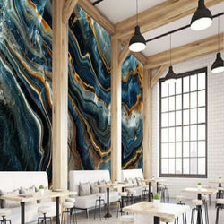 3D Wallpaper Aqua Dreamscape Marble