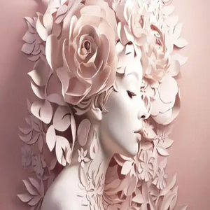 3D Wallpaper Scarlette Beauty SKU# WAL0505