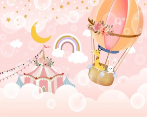 3D Wallpaper Balloon Fun Daycare SKU# WAL0510
