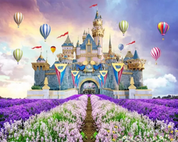 3D Wallpaper Disney Park Fun Daycare SKU# WAL0514