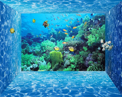 3D Wallpaper Fantasy Sea World SKU# WAL0533