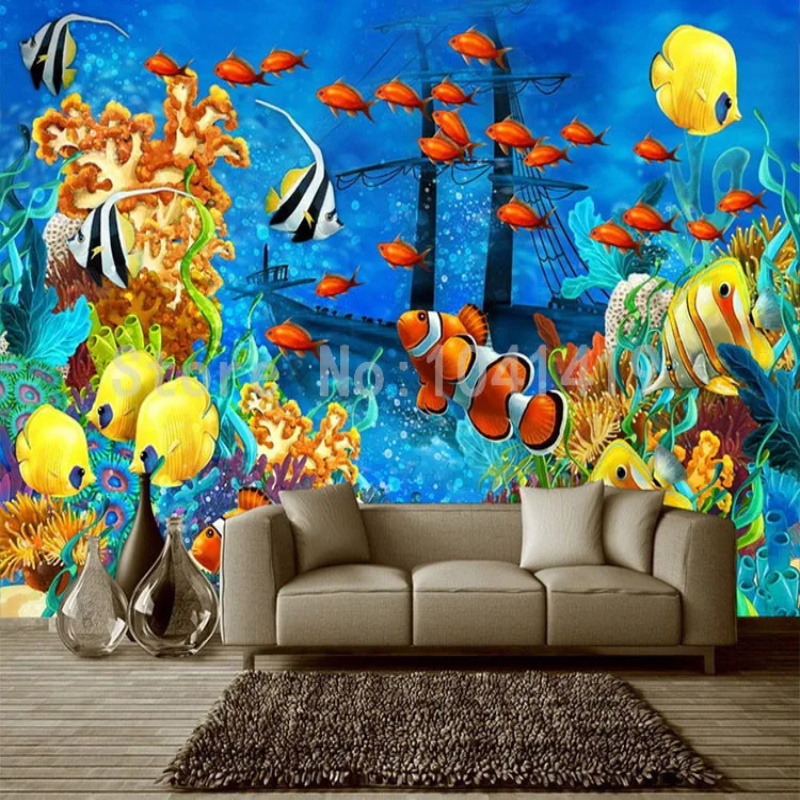 3D Wallpaper Fantasy Sea World II SKU# WAL0534