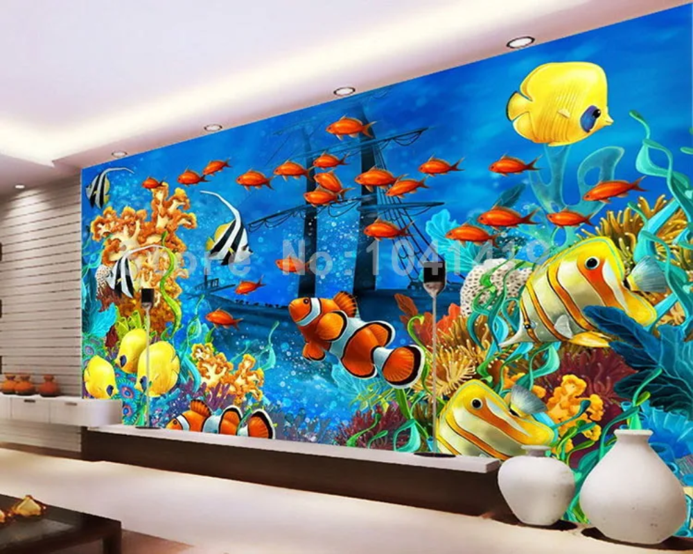 3D Wallpaper Fantasy Sea World II SKU# WAL0534