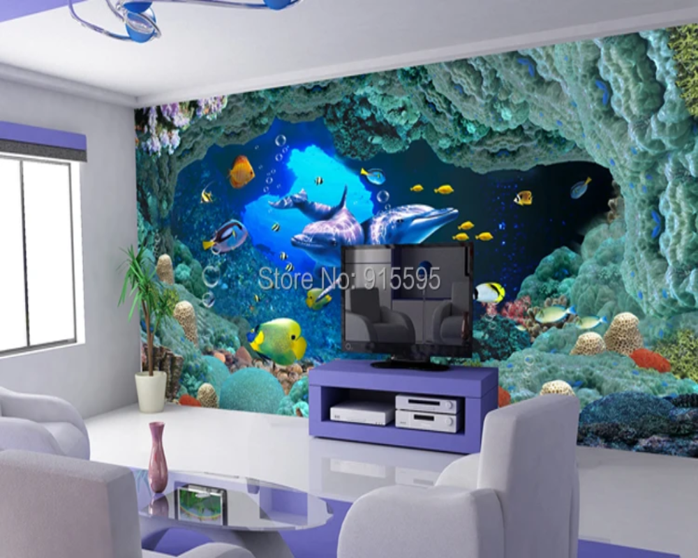 3D Wallpaper Fantasy Sea World VI 