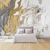 3D Wallpaper Gold & White Marble SKU# WAL0549