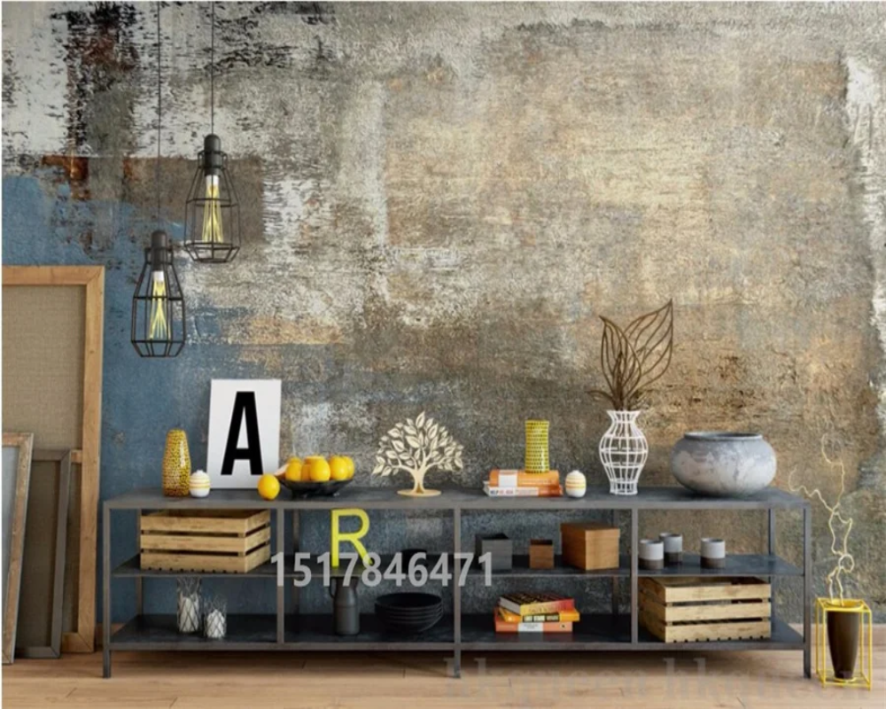 3D Wallpaper Rustic Cement SKU# WAL0558