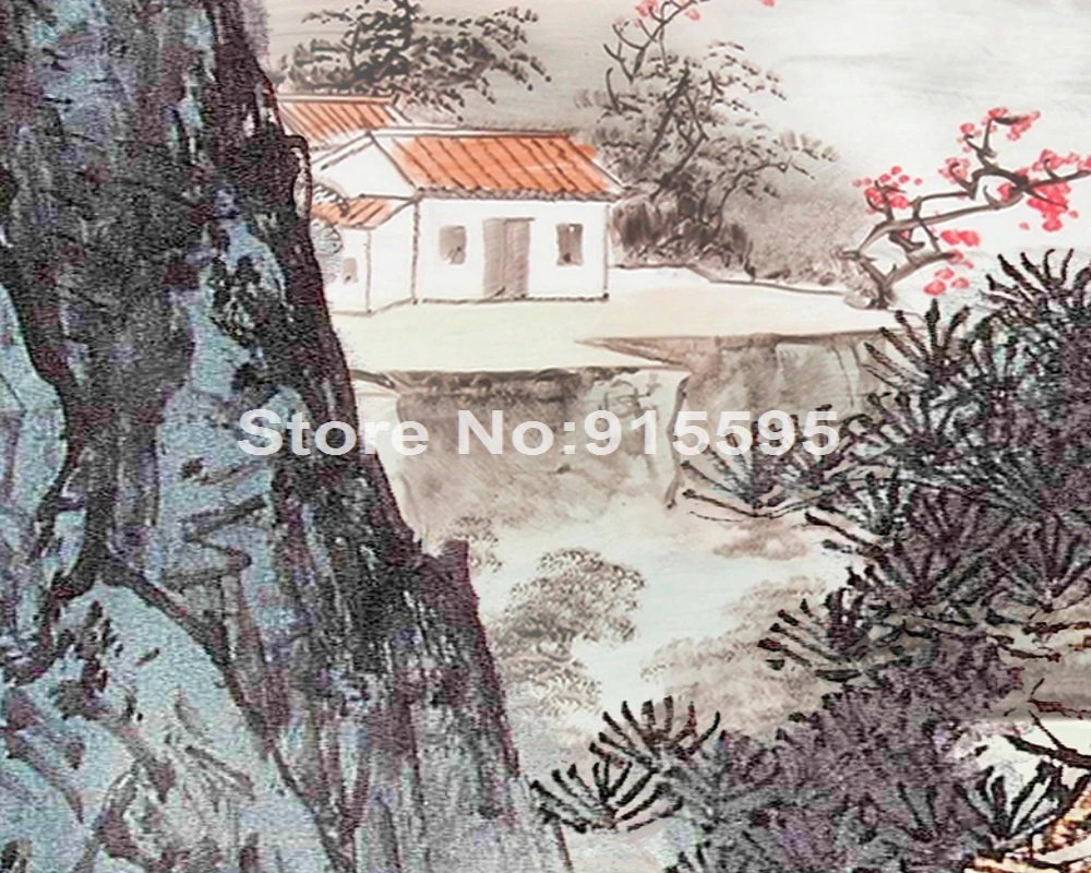 3D Wallpaper Chinese Guang Liu Village SKU# WAL0560