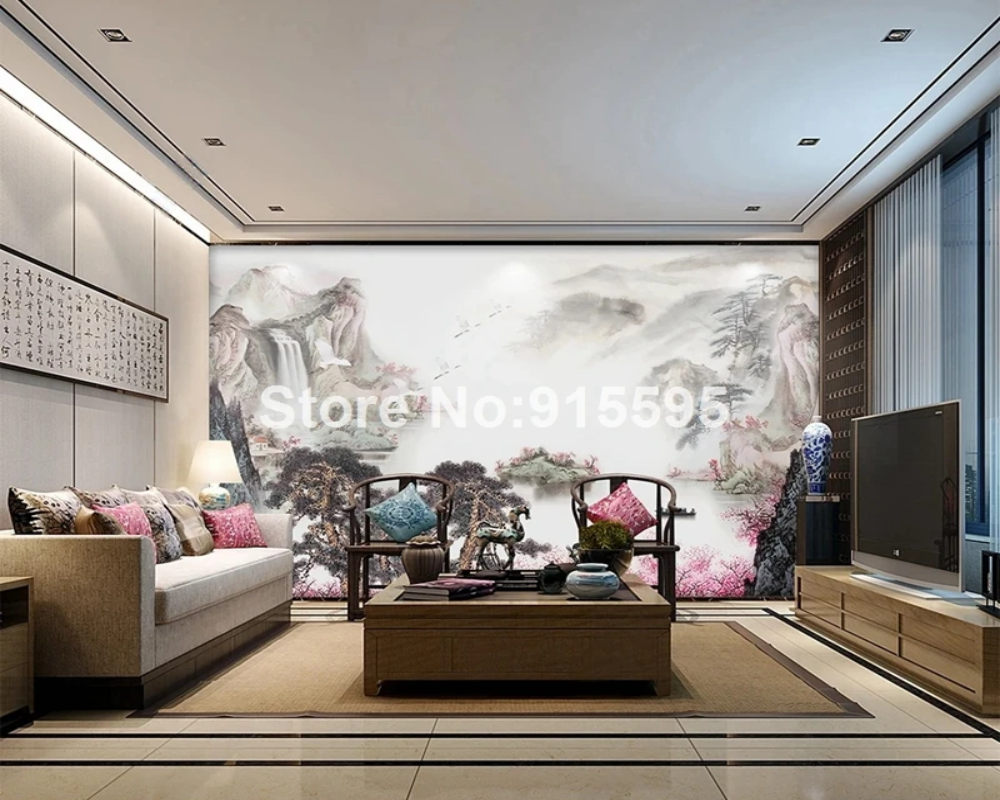 3D Wallpaper Chinese Guang Liu Village