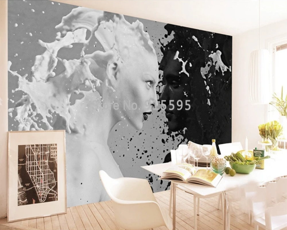 3D Wallpaper Glamorous Women