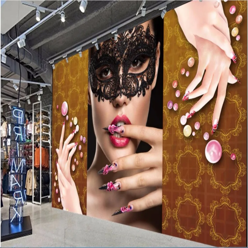 3D Wallpaper Glamour Nails III SKU# WAL0573