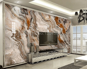 3D Wallpaper Taupe Fantasy Marble