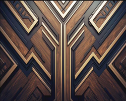 3D Wallpaper Wooden Eclectic SKU# WAL0655