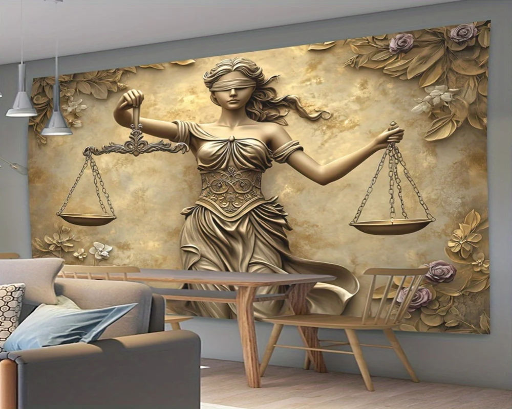 3D Wallpaper Justice for All SKU# WAL0720