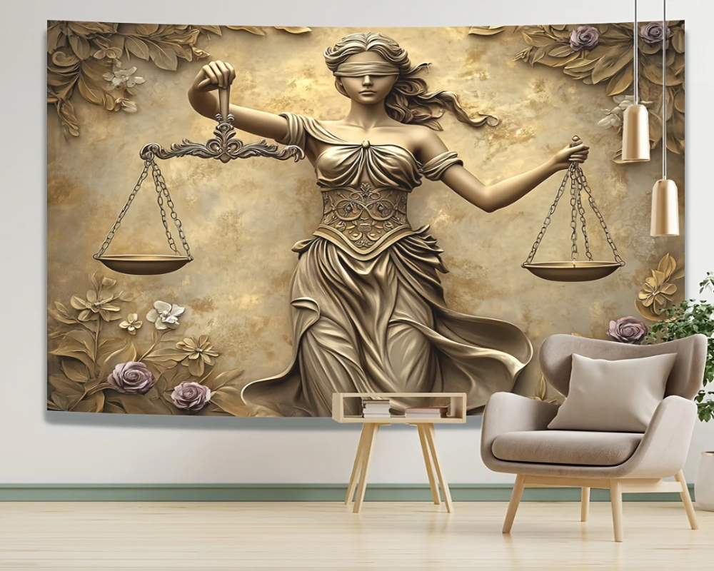 3D Wallpaper Justice for All SKU# WAL0720