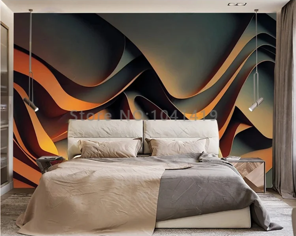 3D Wallpaper Granular Wave SKU# WAL0752