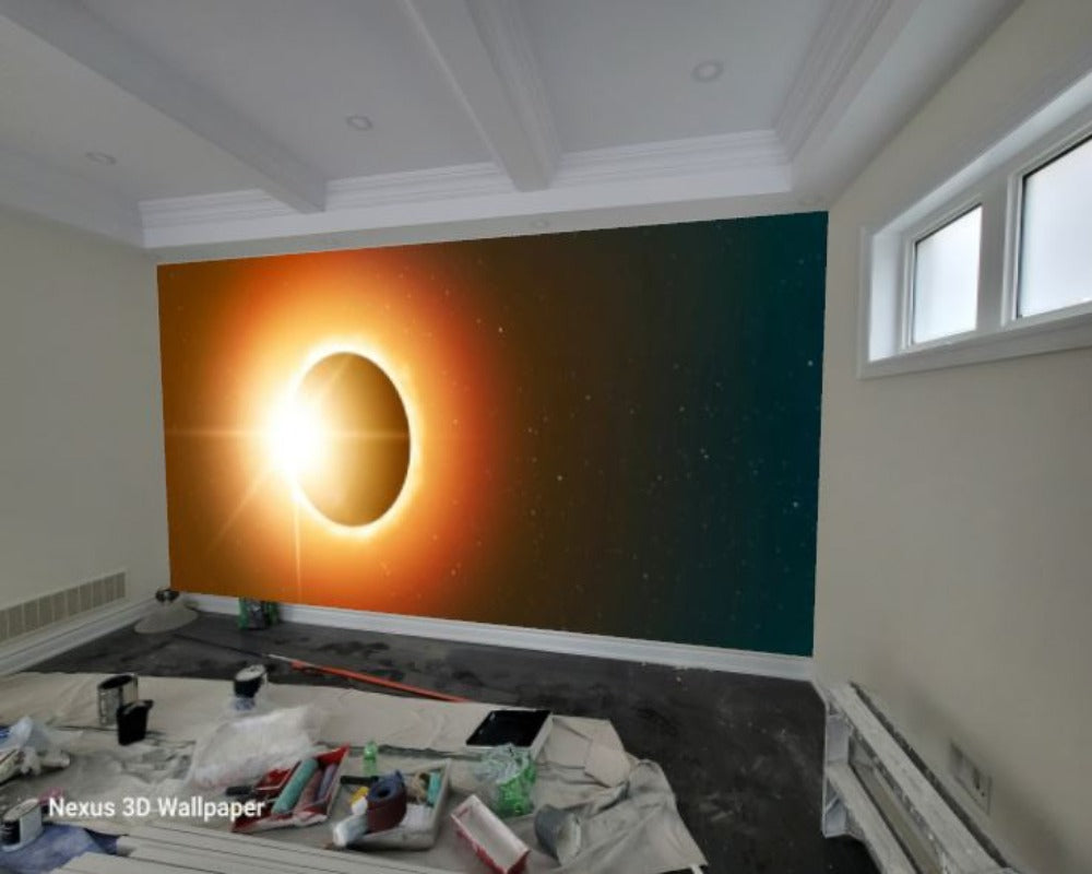 3D Wallpaper Solar Eclipse Totality Series I SKU# WAL0432