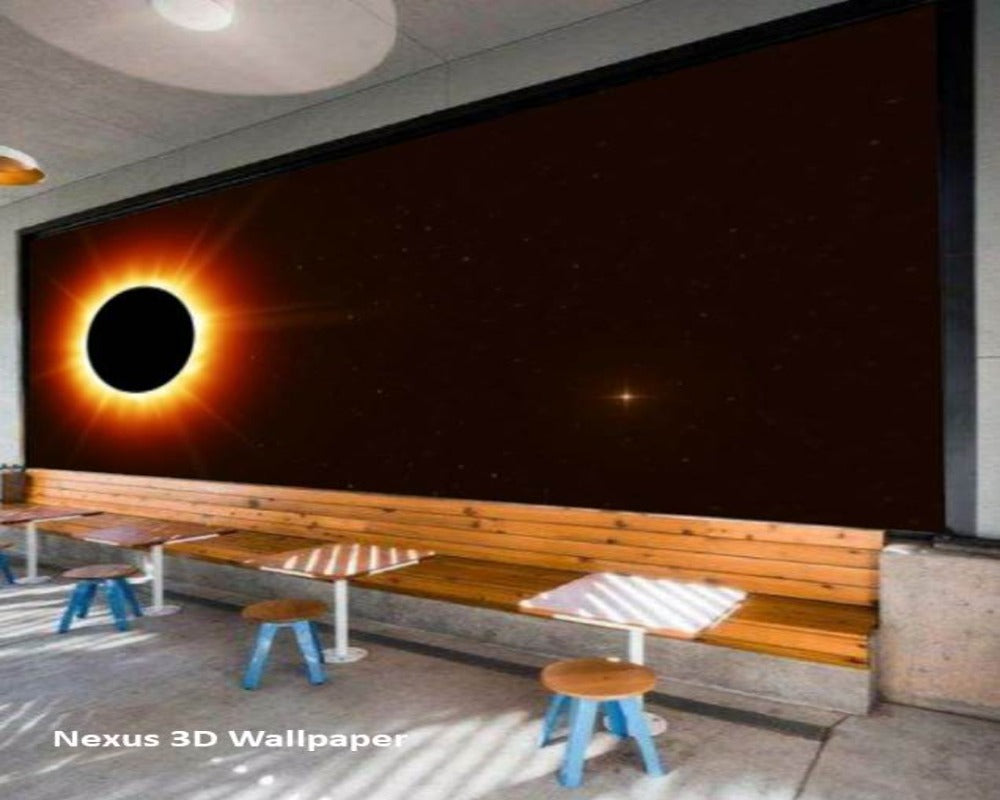 3D Wallpaper Solar Eclipse Totality Series I SKU# WAL0432