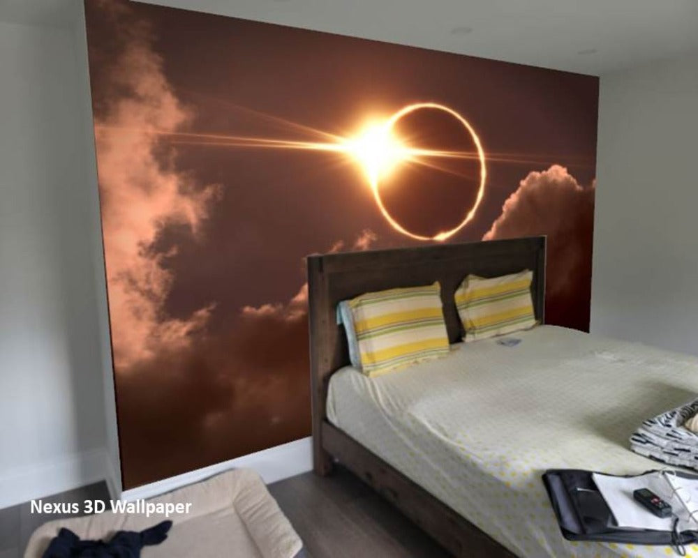 3D Wallpaper Solar Eclipse Totality Series I SKU# WAL0432