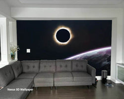 3D Wallpaper Solar Eclipse Totality Series I SKU# WAL0432