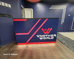 Another World Reception Desk - Custom Made