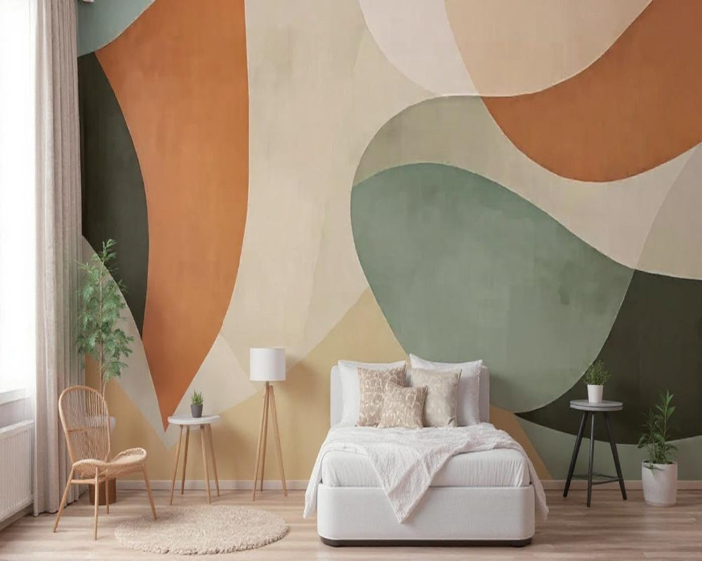 3D Wallpaper Retro Abstract