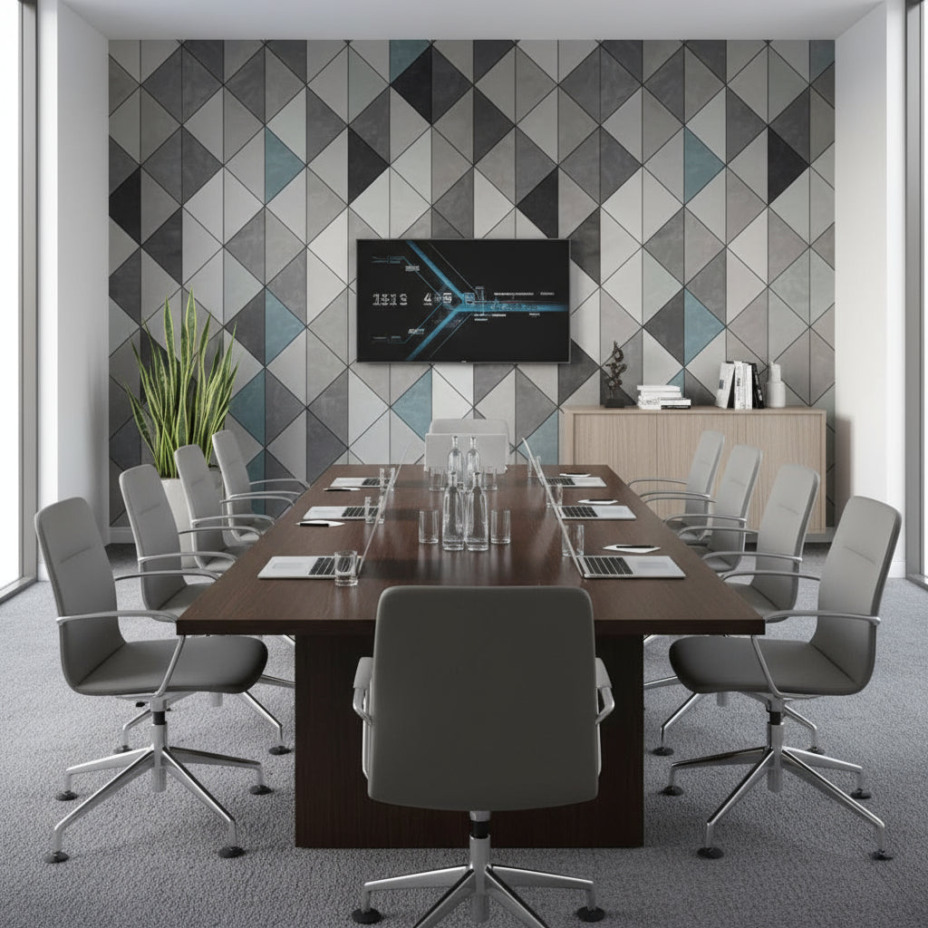 3D Wallpaper Diamond Slate Fusion SKU# WAL0781