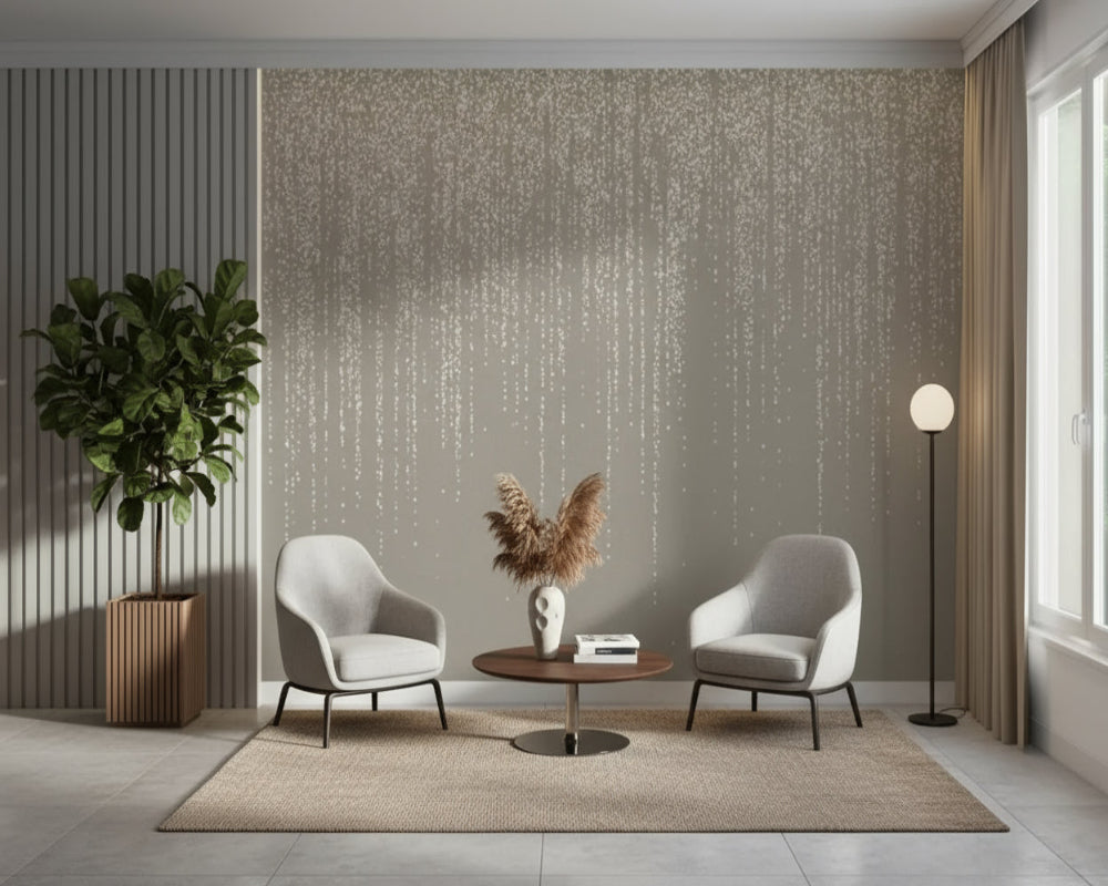 3D Wallpaper Serene Drizzle