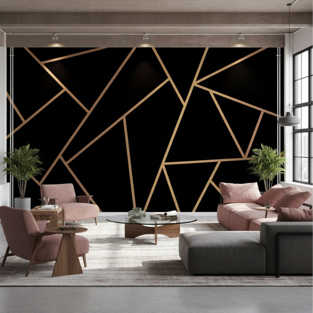 3D Wallpaper Elegant Geometric
