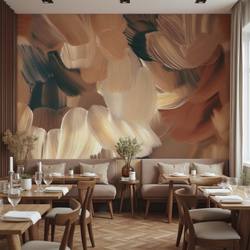 D Wallpaper Earth-Toned Elegance