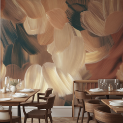 D Wallpaper Earth-Toned Elegance