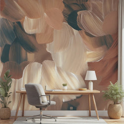 D Wallpaper Earth-Toned Elegance