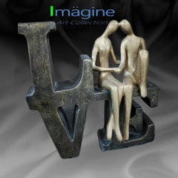 Love Couple Stonecast Figurine SKU# IAC0008