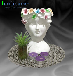 Stonecast Flower Crown Pots for Plants SKU# IAC0012