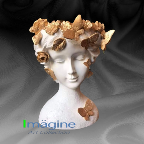 Stonecast Flower Crown Pots for Plants SKU# IAC0012