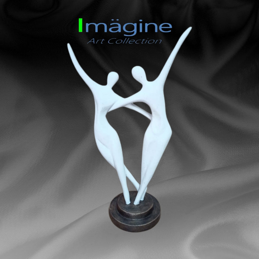 Dancing Couple Stonecast Figurine