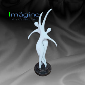 Dancing Couple Stonecast Figurine for Home Décor