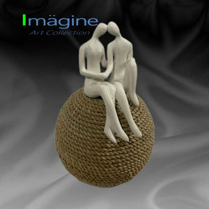 Love Couple II Stonecast Figurine for Souvenirs