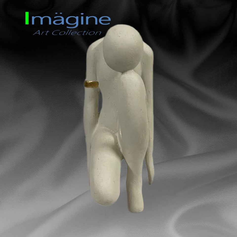 Man In Gratitude Sculpture Stonecast Figurine SKU# IAC0009