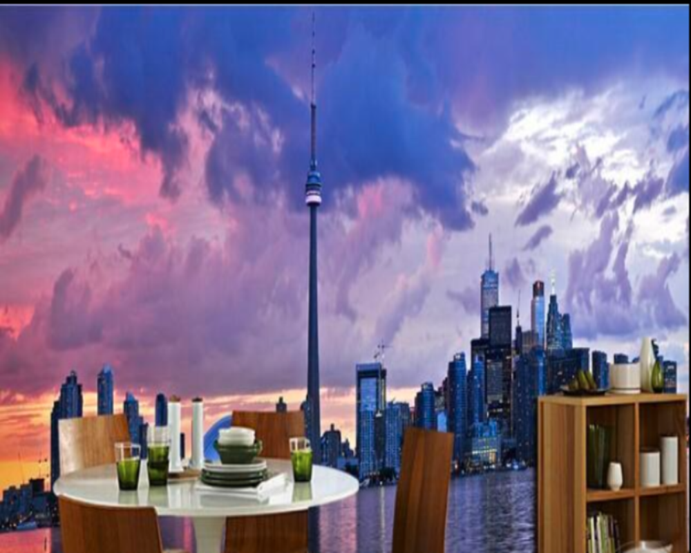 3D Wallpaper Various City of Toronto SKU# WAL0168