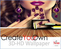 Nexus CreateYourOwn Custom 3D Wallpaper SKU# WAL0035.1